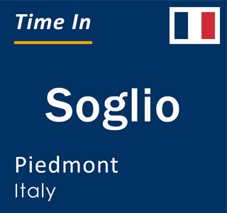 Current local time in Soglio, Piedmont, Italy