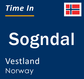 Current local time in Sogndal, Vestland, Norway
