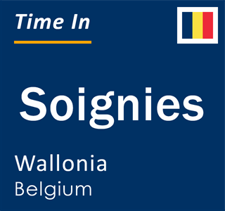 Current local time in Soignies, Wallonia, Belgium