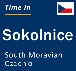 Current local time in Sokolnice, South Moravian, Czechia
