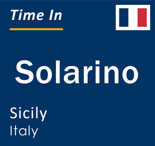 Current local time in Solarino, Sicily, Italy