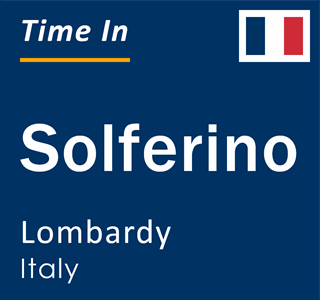 Current local time in Solferino, Lombardy, Italy