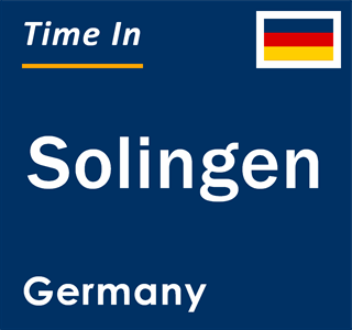 Current local time in Solingen, Germany