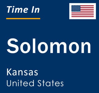 Current local time in Solomon, Kansas, United States