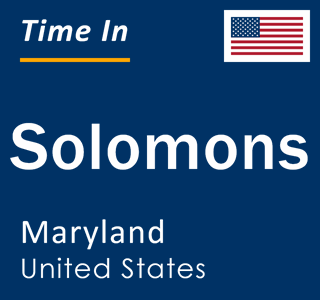 Current local time in Solomons, Maryland, United States