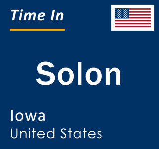 Current local time in Solon, Iowa, United States