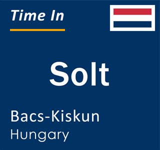 Current time in Solt, Bacs-Kiskun, Hungary