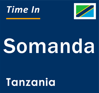 Current local time in Somanda, Tanzania