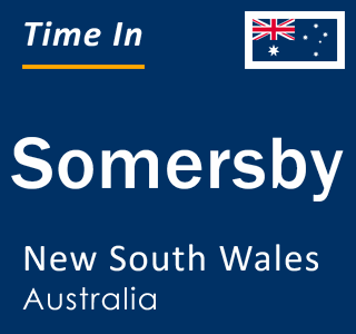 Current local time in Somersby, New South Wales, Australia