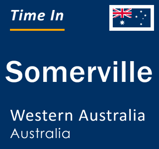 Current local time in Somerville, Western Australia, Australia