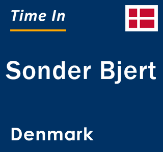 Current local time in Sonder Bjert, Denmark