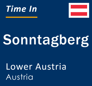 Current local time in Sonntagberg, Lower Austria, Austria