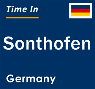 Current local time in Sonthofen, Germany