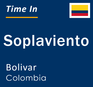 Current local time in Soplaviento, Bolivar, Colombia