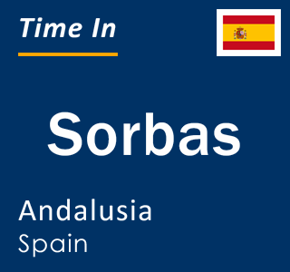 Current local time in Sorbas, Andalusia, Spain