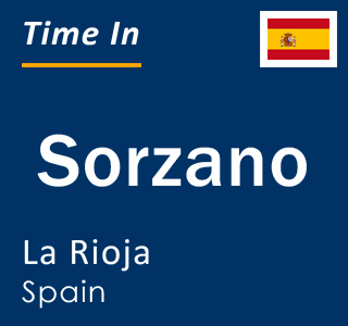 Current local time in Sorzano, La Rioja, Spain