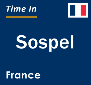 Current local time in Sospel, France