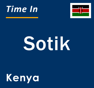 Current local time in Sotik, Kenya