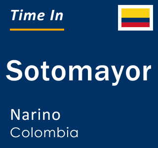 Current local time in Sotomayor, Narino, Colombia