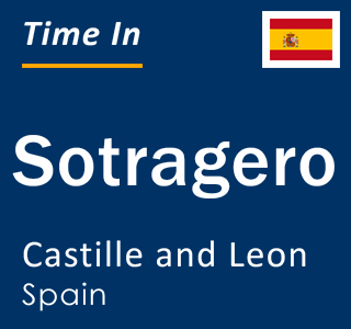 Current local time in Sotragero, Castille and Leon, Spain