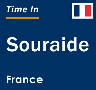 Current local time in Souraide, France