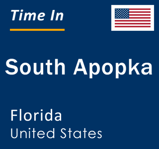 Current local time in South Apopka, Florida, United States