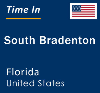 Current local time in South Bradenton, Florida, United States