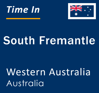 Current local time in South Fremantle, Western Australia, Australia