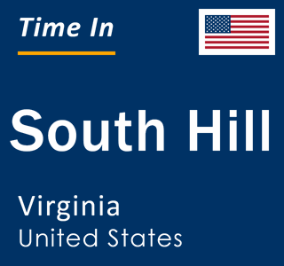 Current local time in South Hill, Virginia, United States