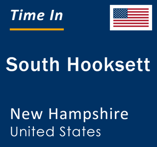 Current local time in South Hooksett, New Hampshire, United States