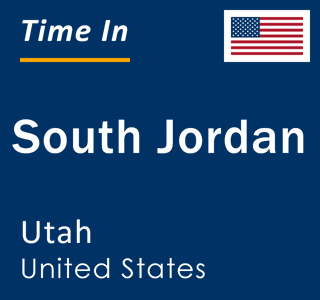 Current local time in South Jordan, Utah, United States