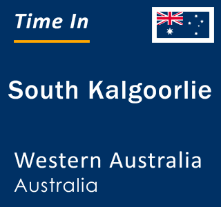 Current local time in South Kalgoorlie, Western Australia, Australia
