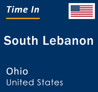 Current local time in South Lebanon, Ohio, United States