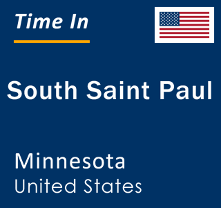 Current local time in South Saint Paul, Minnesota, United States