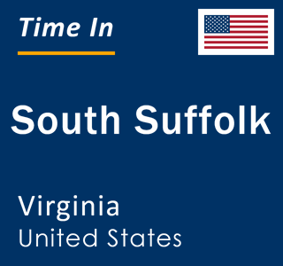 Current time in South Suffolk, Virginia, United States