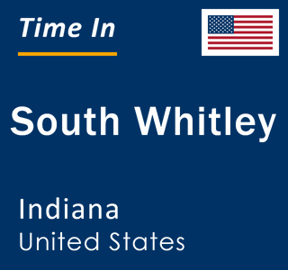 Current local time in South Whitley, Indiana, United States