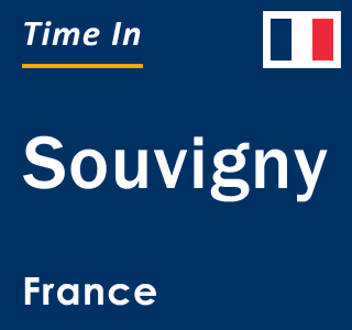 Current local time in Souvigny, France