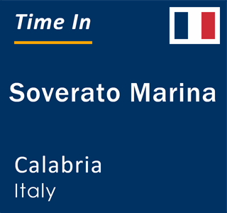 Current local time in Soverato Marina, Calabria, Italy