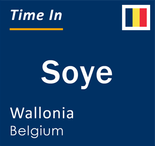 Current local time in Soye, Wallonia, Belgium