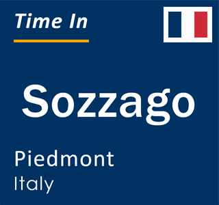 Current local time in Sozzago, Piedmont, Italy