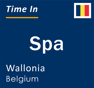 Current local time in Spa, Wallonia, Belgium