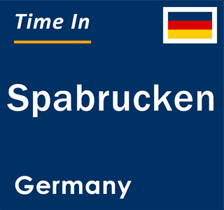 Current local time in Spabrucken, Germany