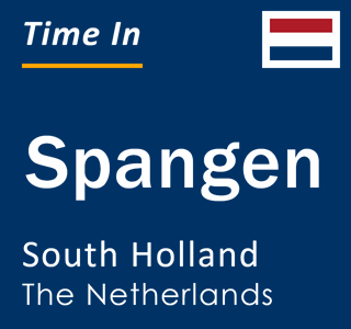 Current local time in Spangen, South Holland, The Netherlands