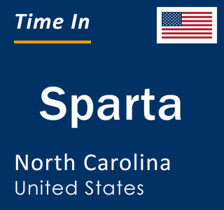 Current local time in Sparta, North Carolina, United States