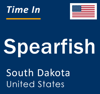 Current local time in Spearfish, South Dakota, United States