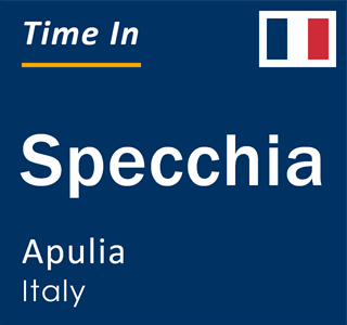 Current local time in Specchia, Apulia, Italy