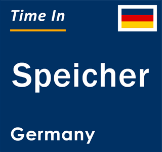 Current local time in Speicher, Germany