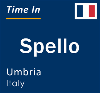 Current local time in Spello, Umbria, Italy