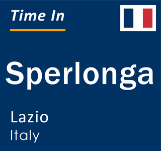 Current local time in Sperlonga, Lazio, Italy