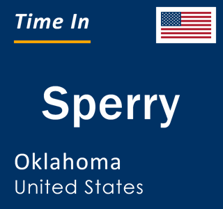 Current local time in Sperry, Oklahoma, United States